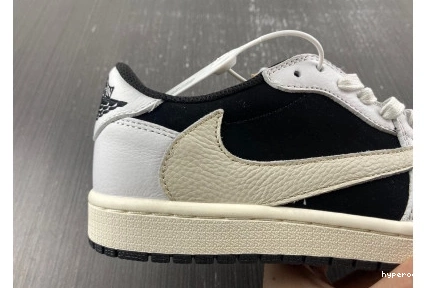 Hyperoad LOW JORDAN WHITE 1 X SCOTT OG TRAVIS AIR BLACK 0801
